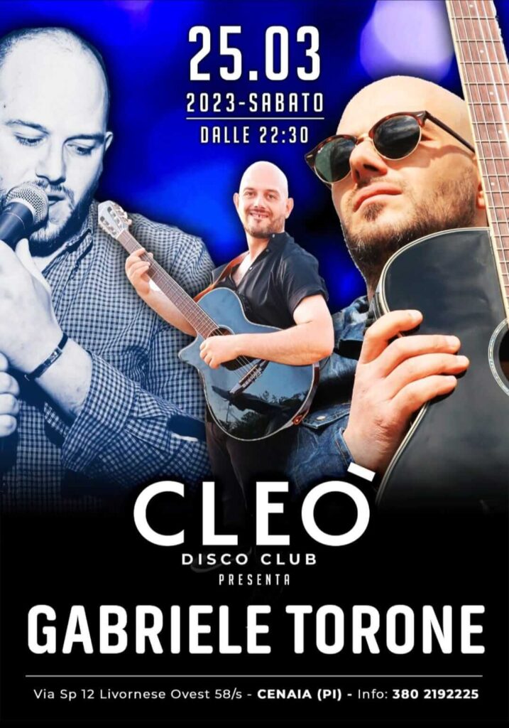 Gabriele Tarone al Cleo' Disco Club