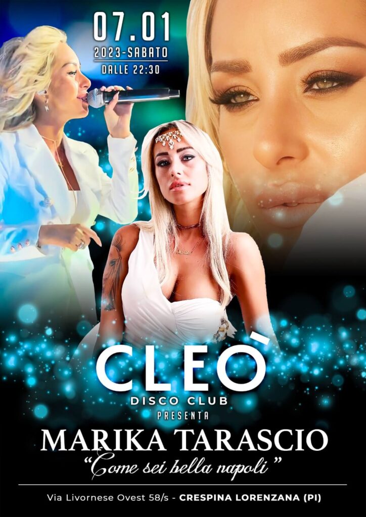 Marika Tarascio al Cleo' Disco Club